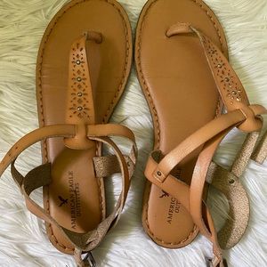American Eagle Leather Sandals